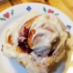 raspberry cinnamon roll